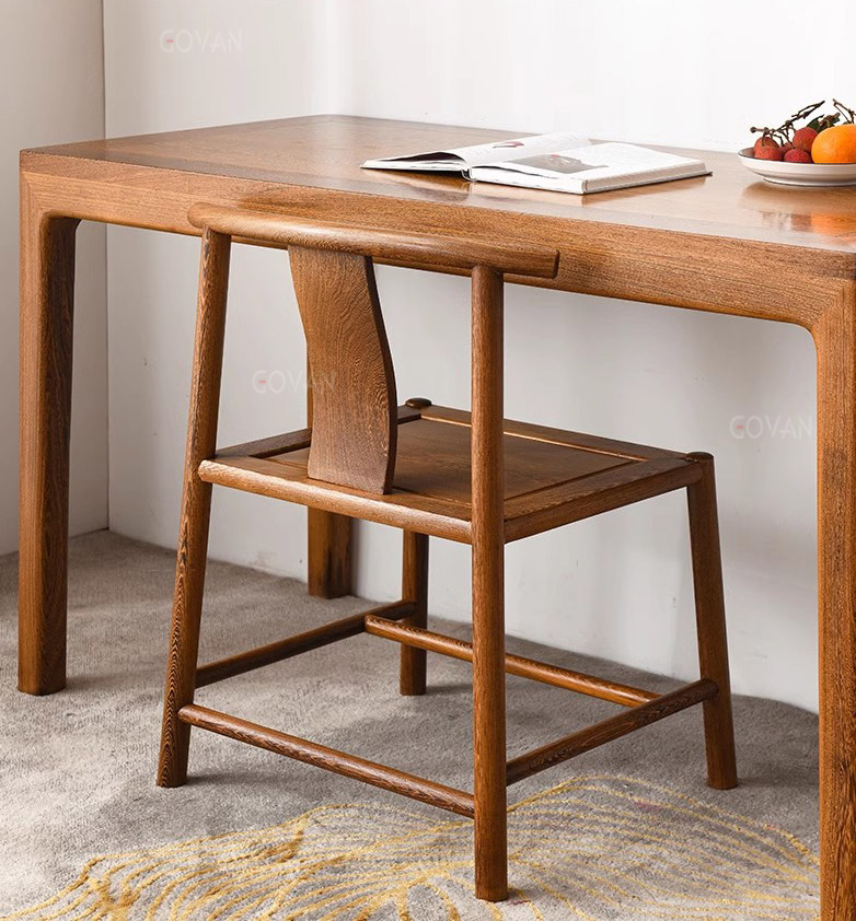 Wooden Furniture-Dining-Table-Square Solid Wood Coffee Table