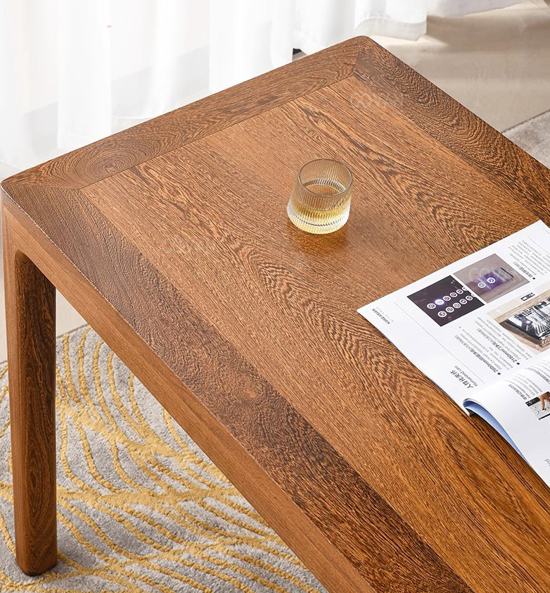 Wooden Furniture-Dining-Table-Square Solid Wood Coffee Table