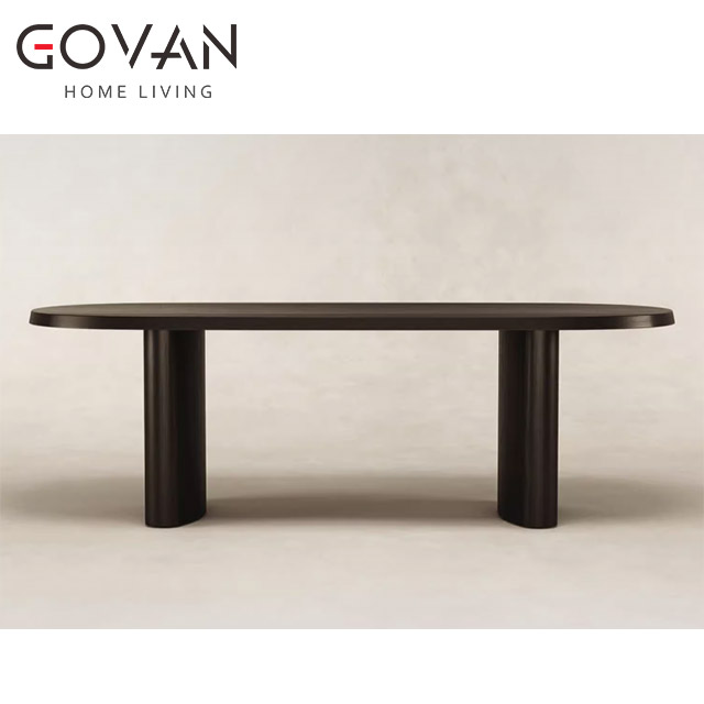 Wooden Furniture-Dining-Table-New Chinese solid wood dining table