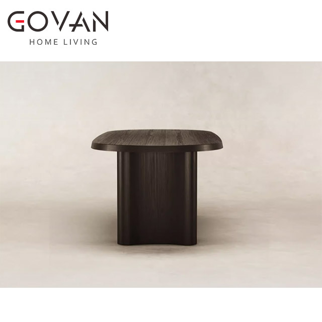 Wooden Furniture-Dining-Table-New Chinese solid wood dining table