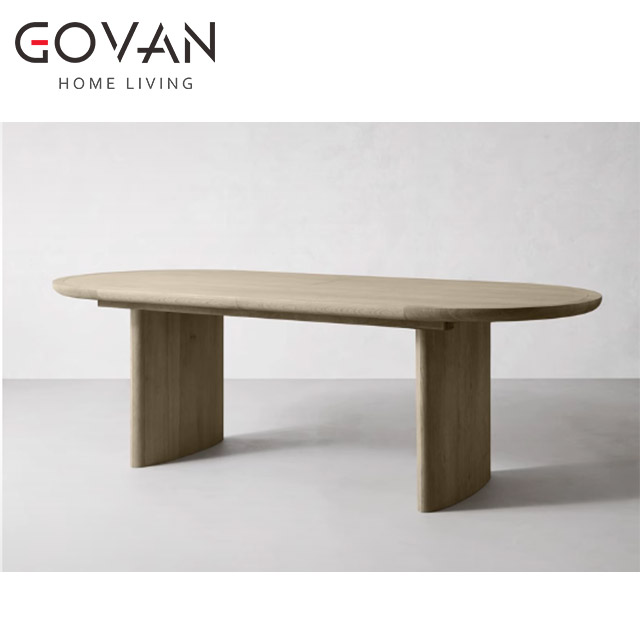 Wooden Furniture-Dining-Table-New Chinese solid wood dining table