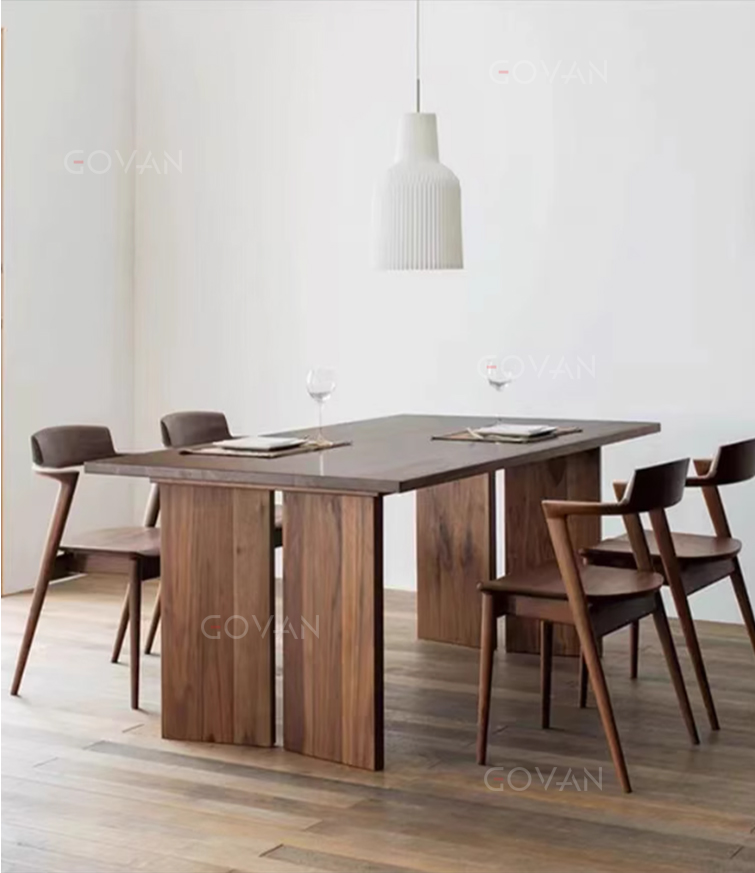 Wooden Furniture-Dining-Table-Surprise silent wind wooden table