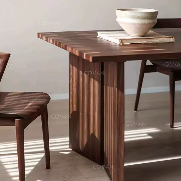 Wooden Furniture-Dining-Table-Surprise silent wind wooden table