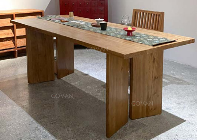 Wooden Furniture-Dining-Table-Surprise silent wind wooden table