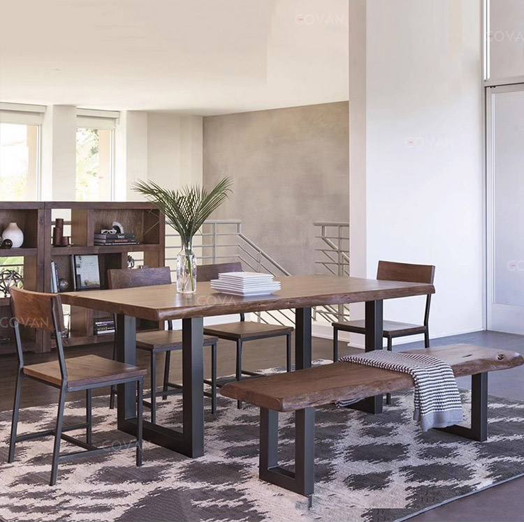 Wooden Furniture-Dining-Table-Vintage solid wood dining table