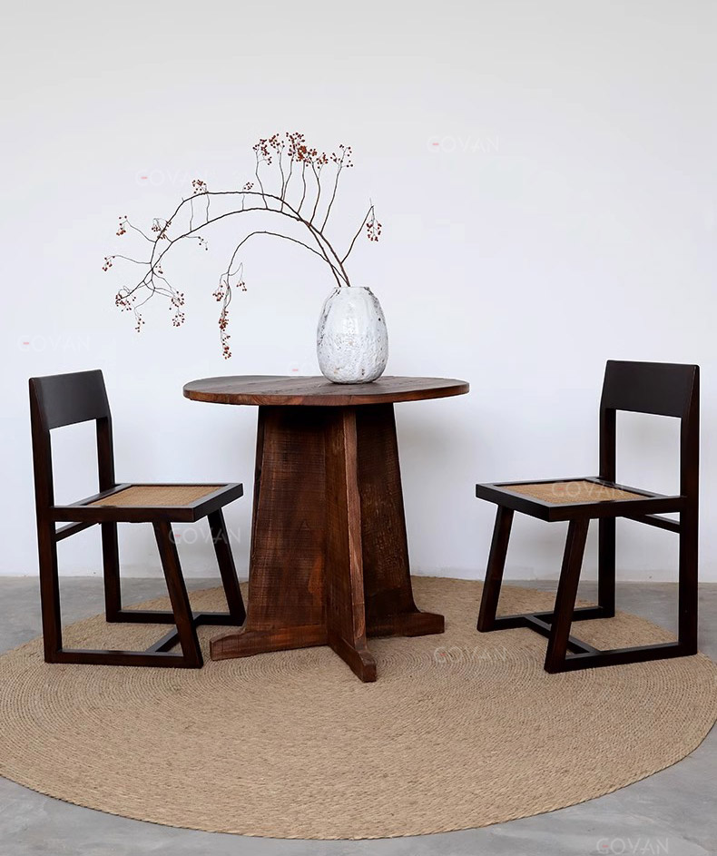 Wooden Furniture-Dining-Table-Small antique wooden table