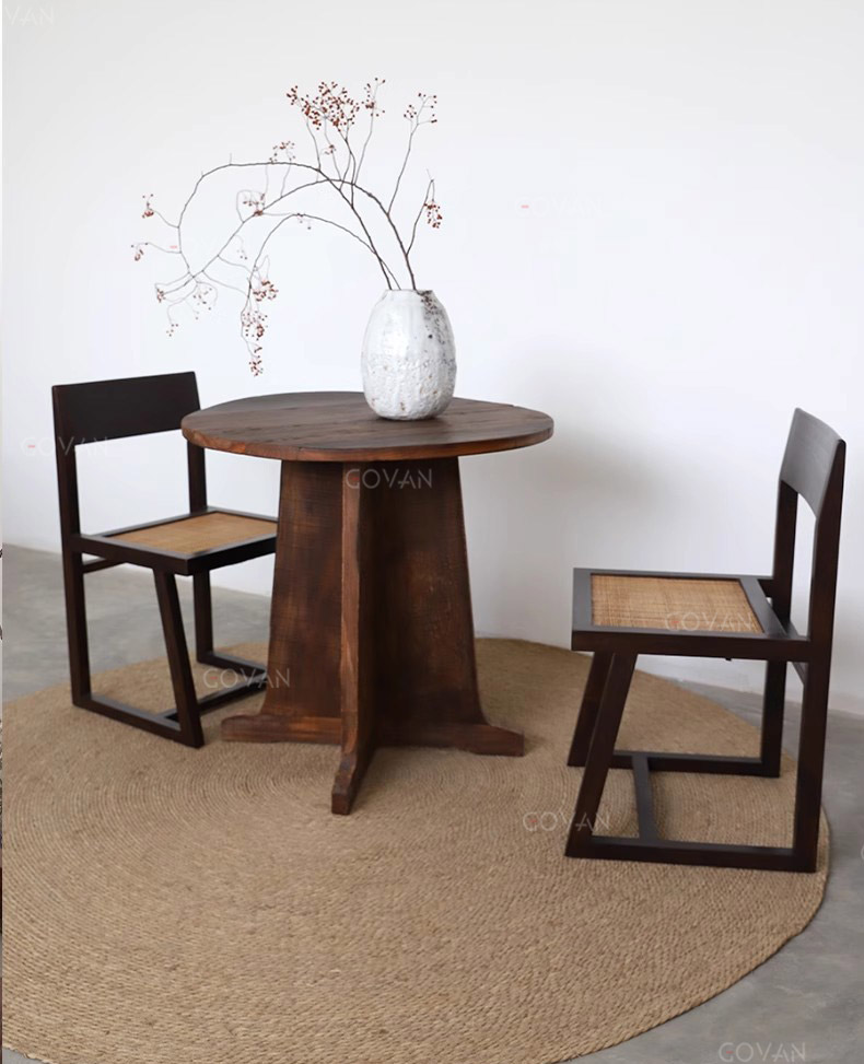 Wooden Furniture-Dining-Table-Small antique wooden table