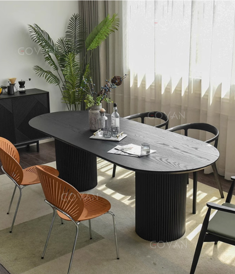 Wooden Furniture-Dining-Table-French solid wood dining table