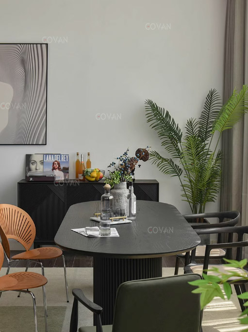 Wooden Furniture-Dining-Table-French solid wood dining table