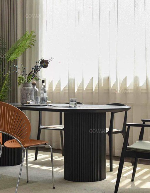 Wooden Furniture-Dining-Table-French solid wood dining table
