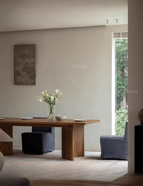 Wooden Furniture-Dining-Table-Ancient solid wood meeting table