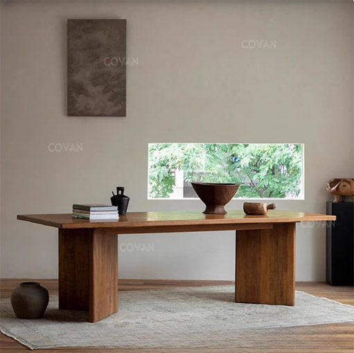 Wooden Furniture-Dining-Table-Ancient solid wood meeting table
