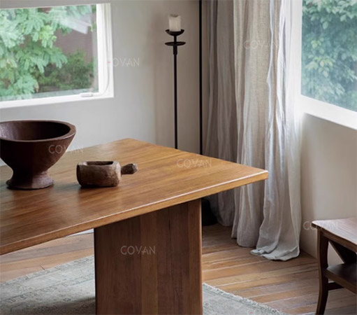 Wooden Furniture-Dining-Table-Ancient solid wood meeting table