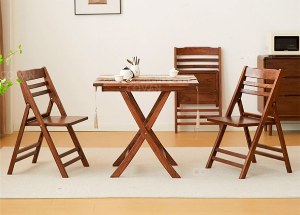 Wooden Furniture-Dining-Table-New Chinese Solid Wood Coffee Table