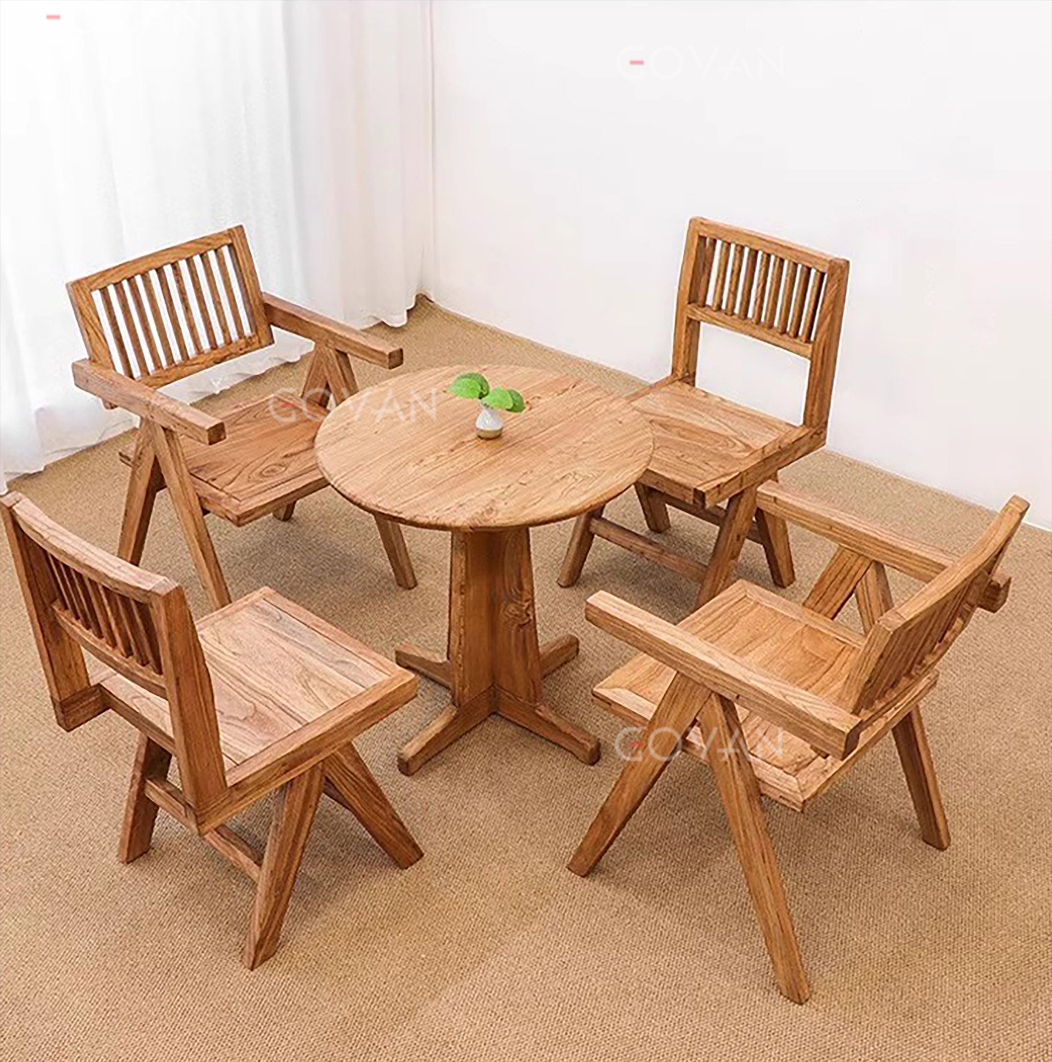 Wooden Furniture-Chair-Surprise silent wind solid wood chair