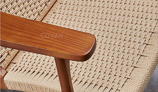 Wooden Furniture-Chair-Nordic lazy solid wood recliner
