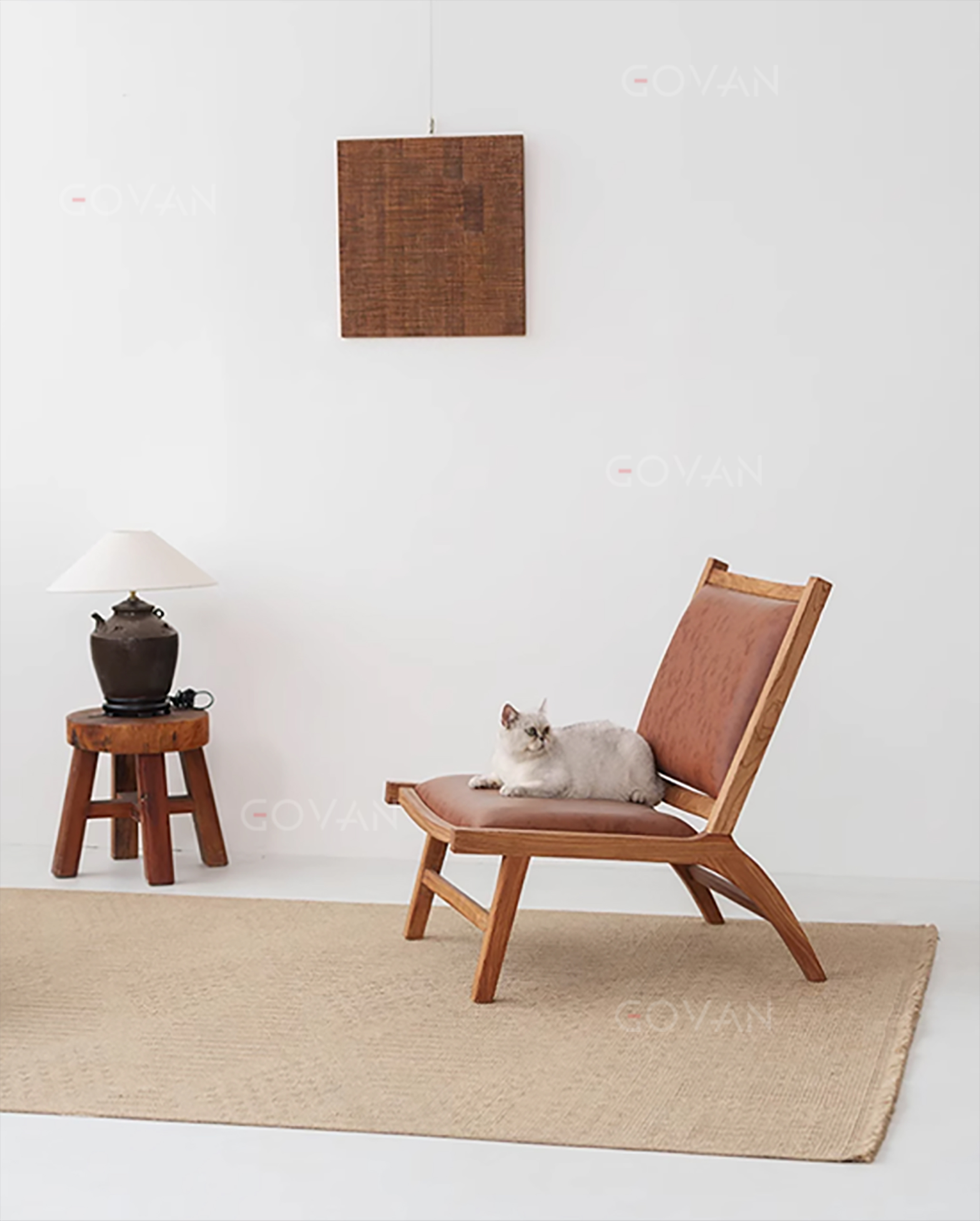 Wooden Furniture-Chair-Surprise silent wind all solid wood sofa chair