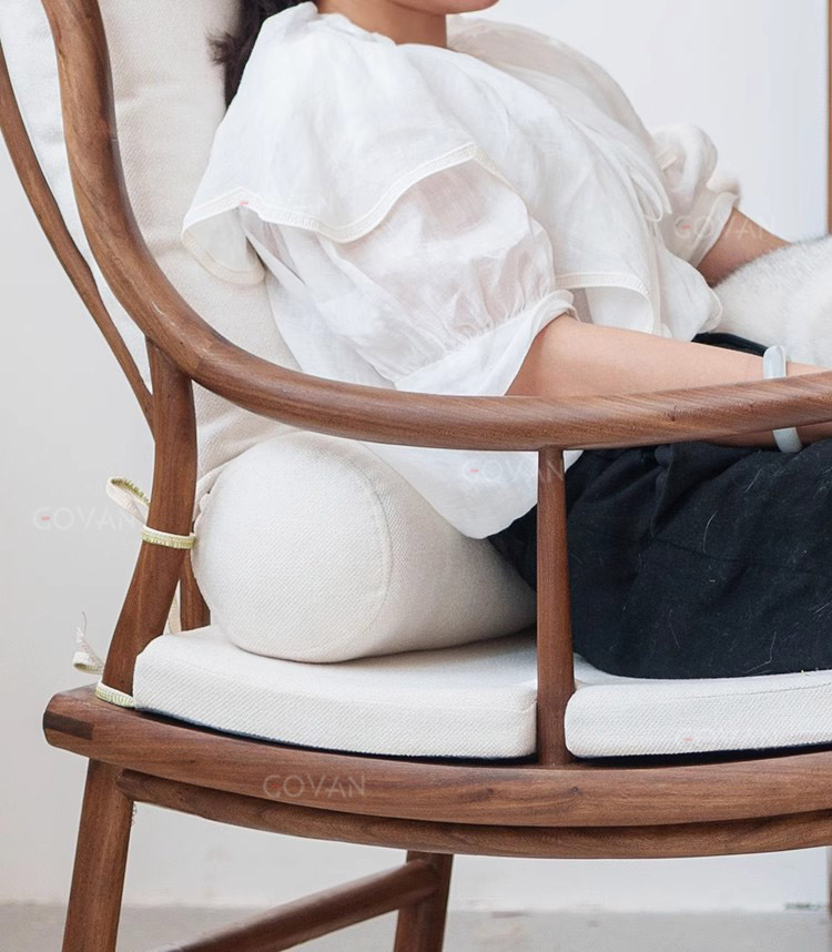Wooden Furniture-Chair-Rocking chair in solid wood