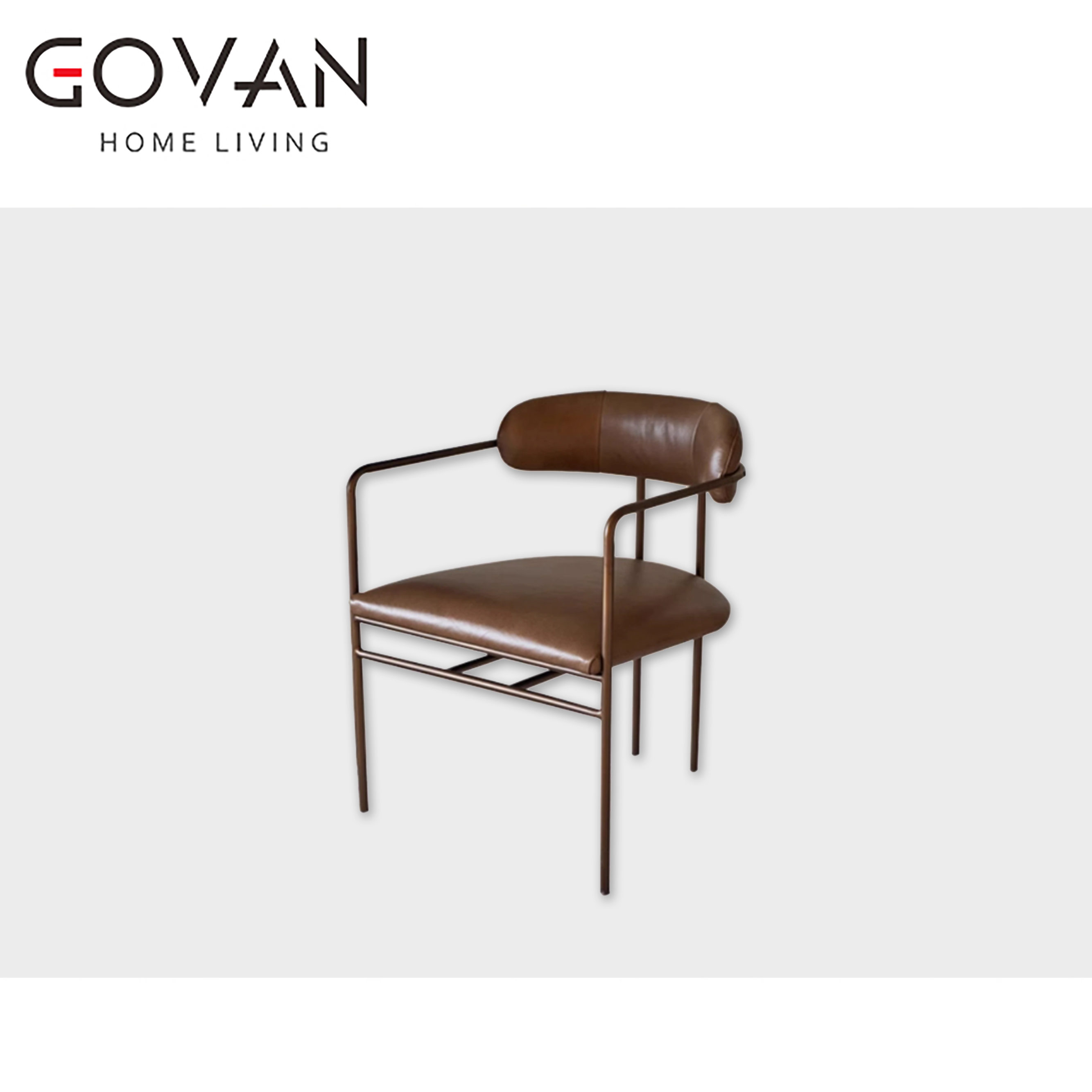 Wooden Furniture-Chair-Sparkle vintage leather dining chair