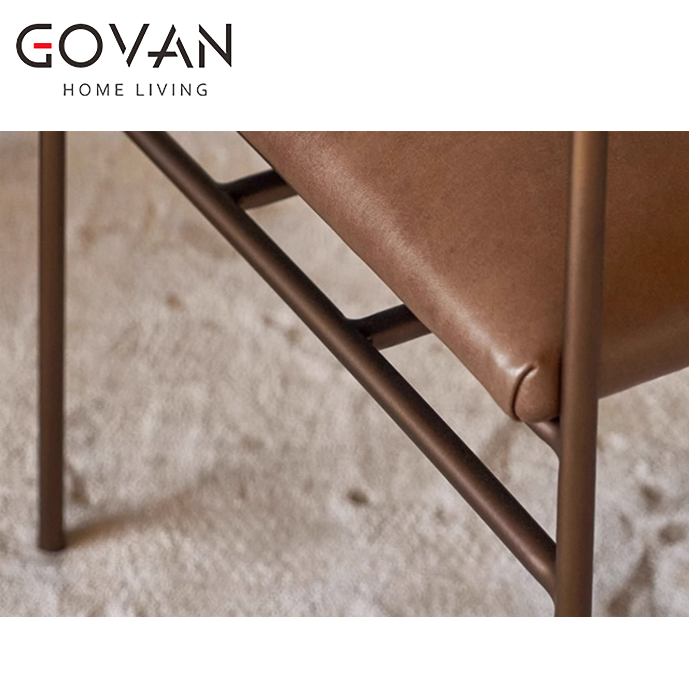 Wooden Furniture-Chair-Sparkle vintage leather dining chair