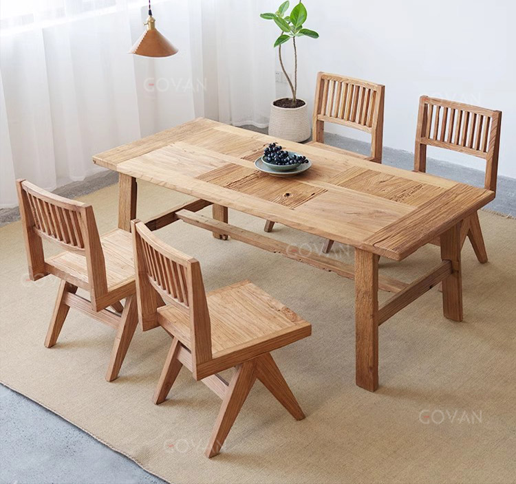 Wooden Furniture-Chair-Surprise quiet wind solid wood dining chair