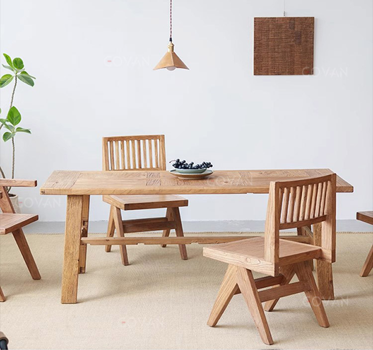 Wooden Furniture-Chair-Surprise quiet wind solid wood dining chair