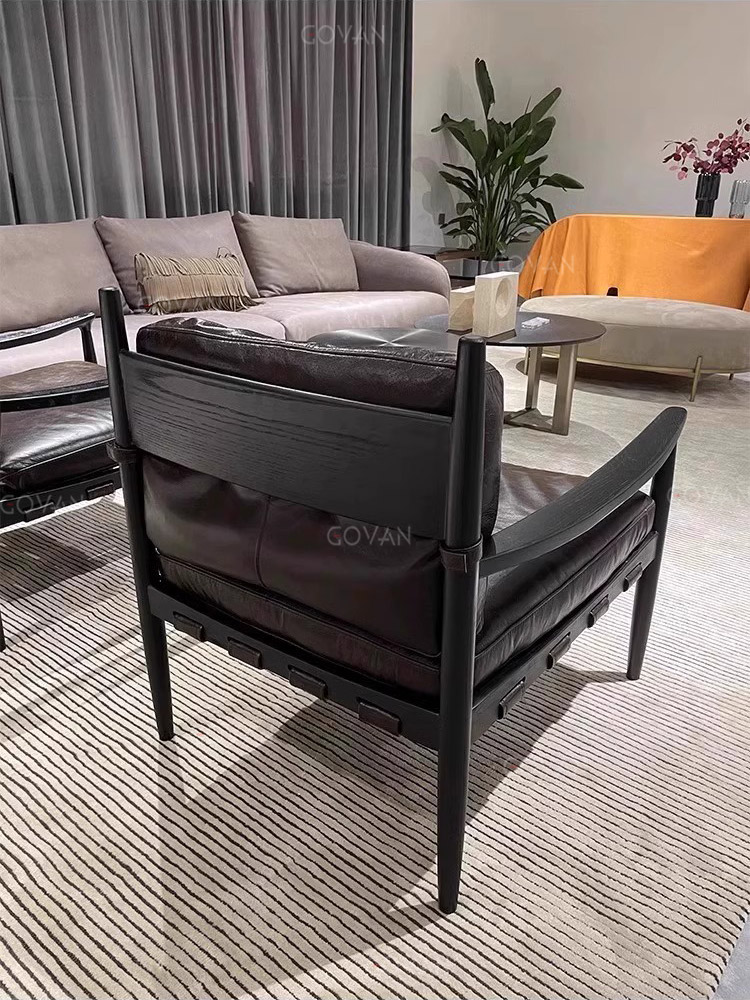 Wooden Furniture-Chair-Casual vintage sofa chair