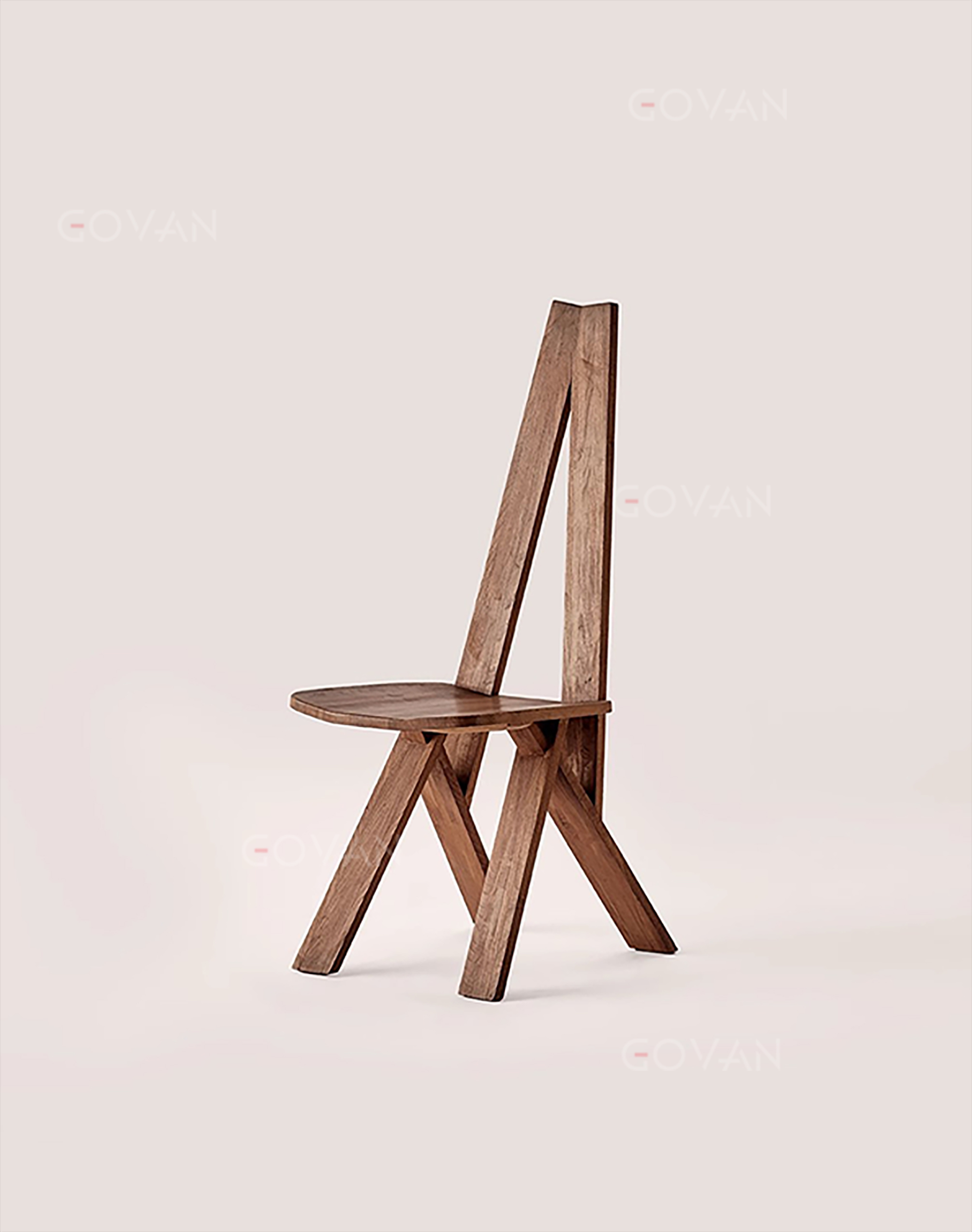 Wooden Furniture-Chair-Old French wooden chair