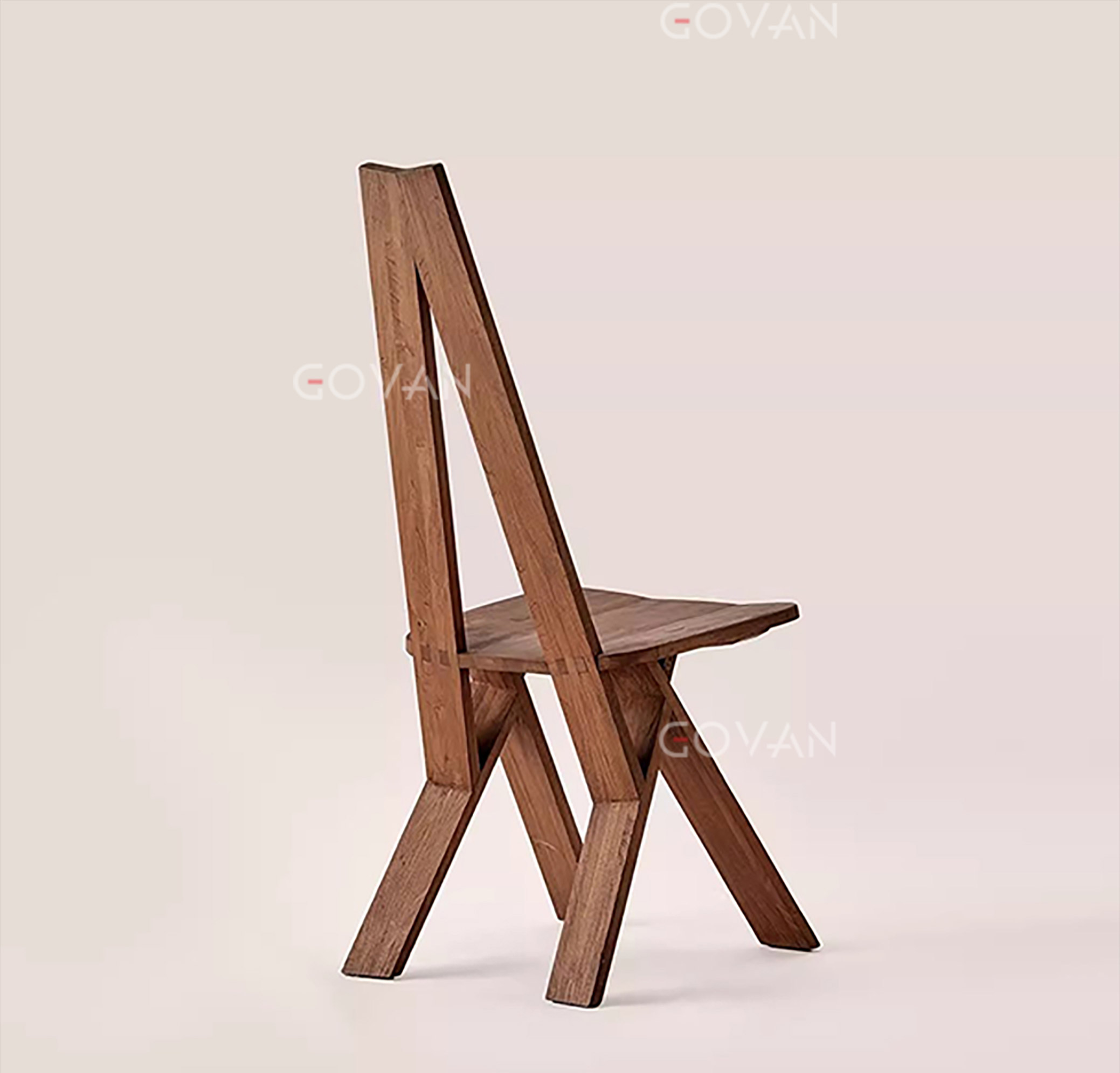 Wooden Furniture-Chair-Old French wooden chair