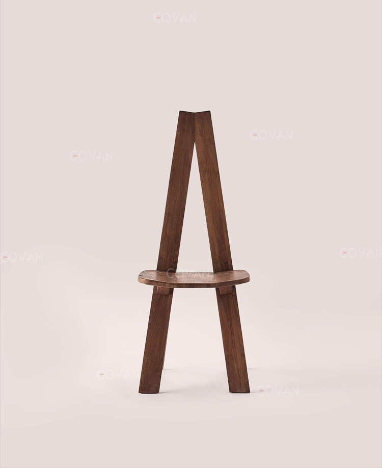 Wooden Furniture-Chair-Old French wooden chair
