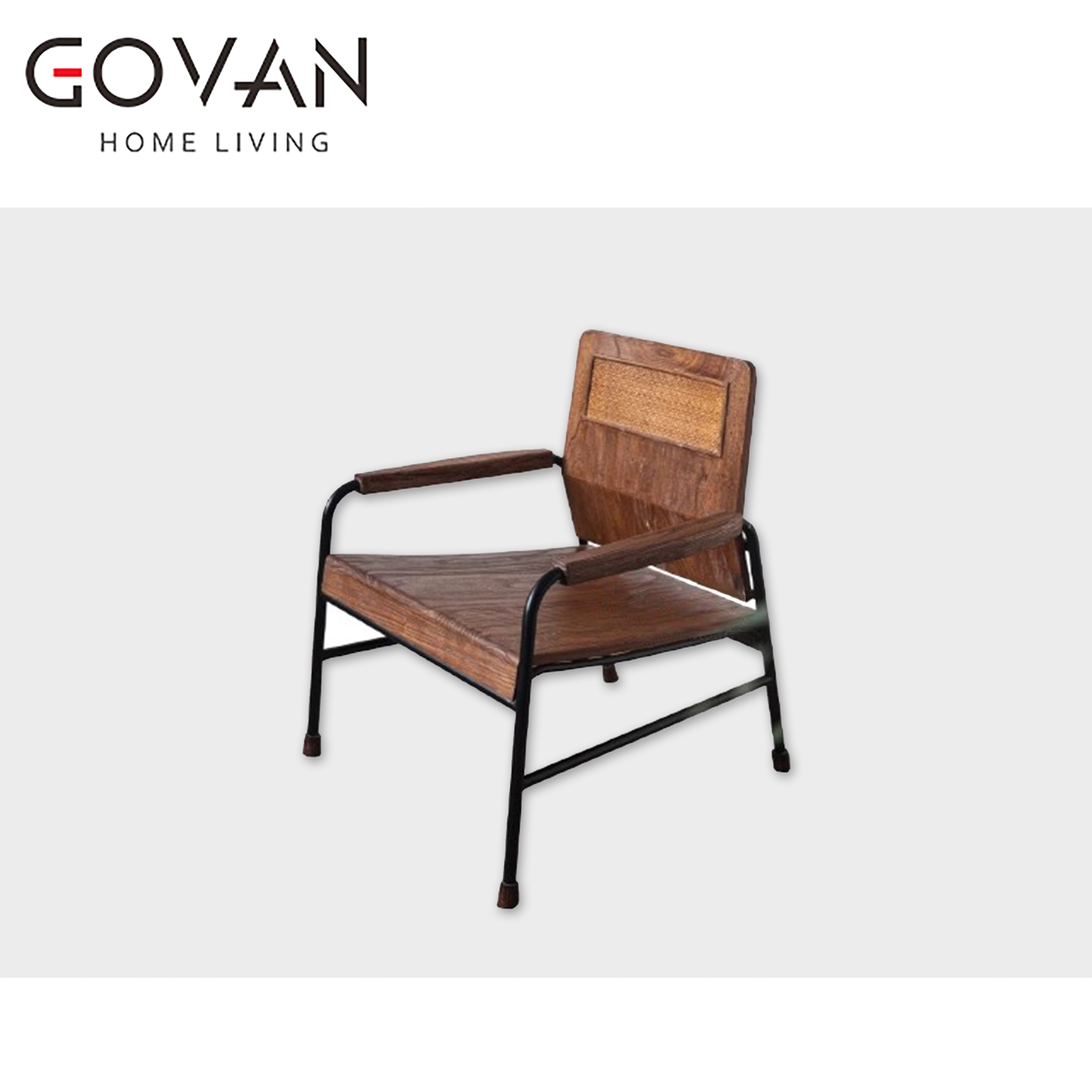 Wooden Furniture-Chair-Surprise silent wind iron retro sofa chair
