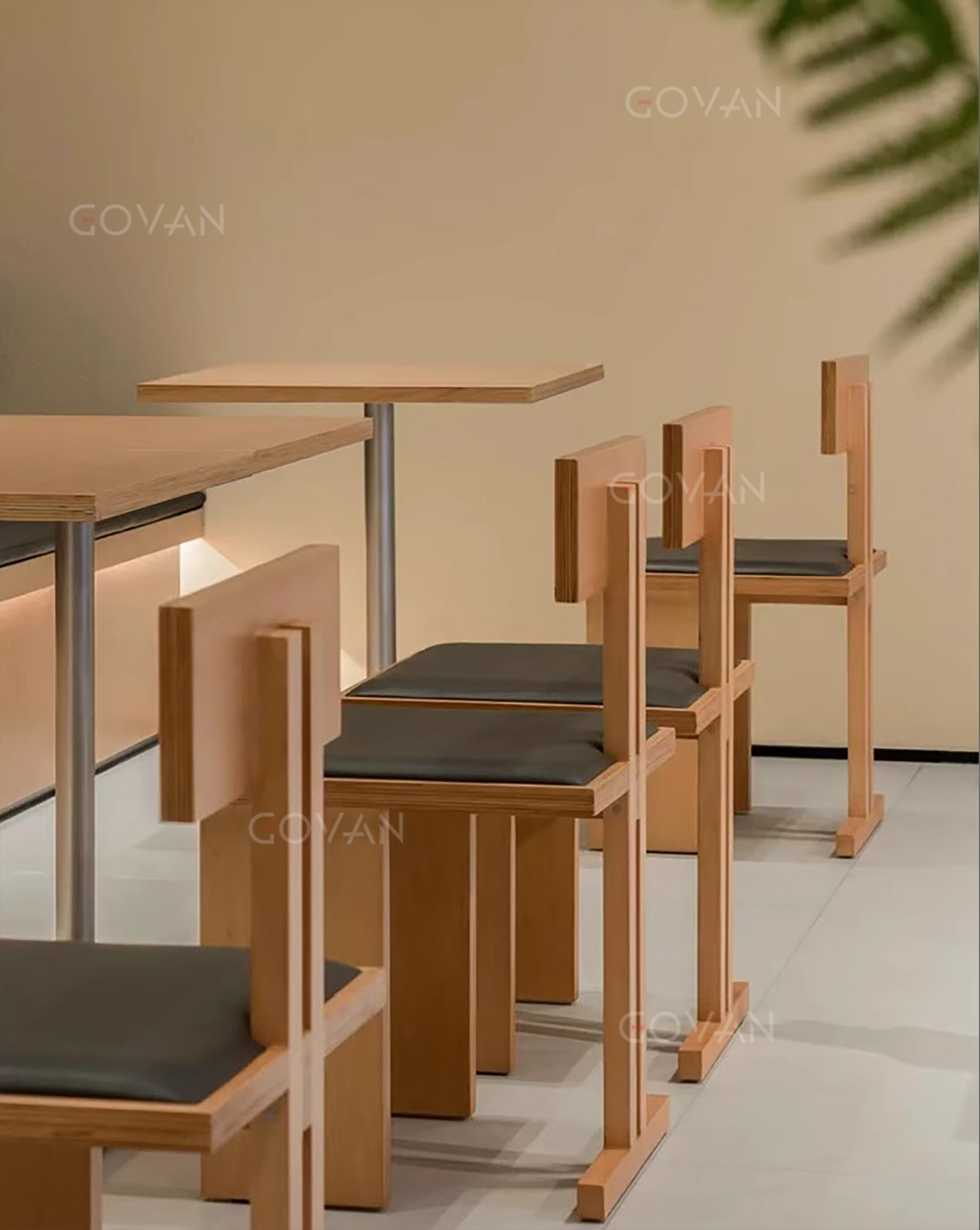 Wooden Furniture-Chair-Korean coffee chair