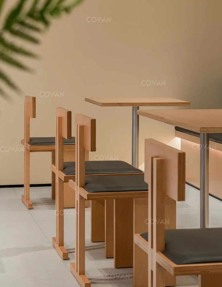Wooden Furniture-Chair-Korean coffee chair