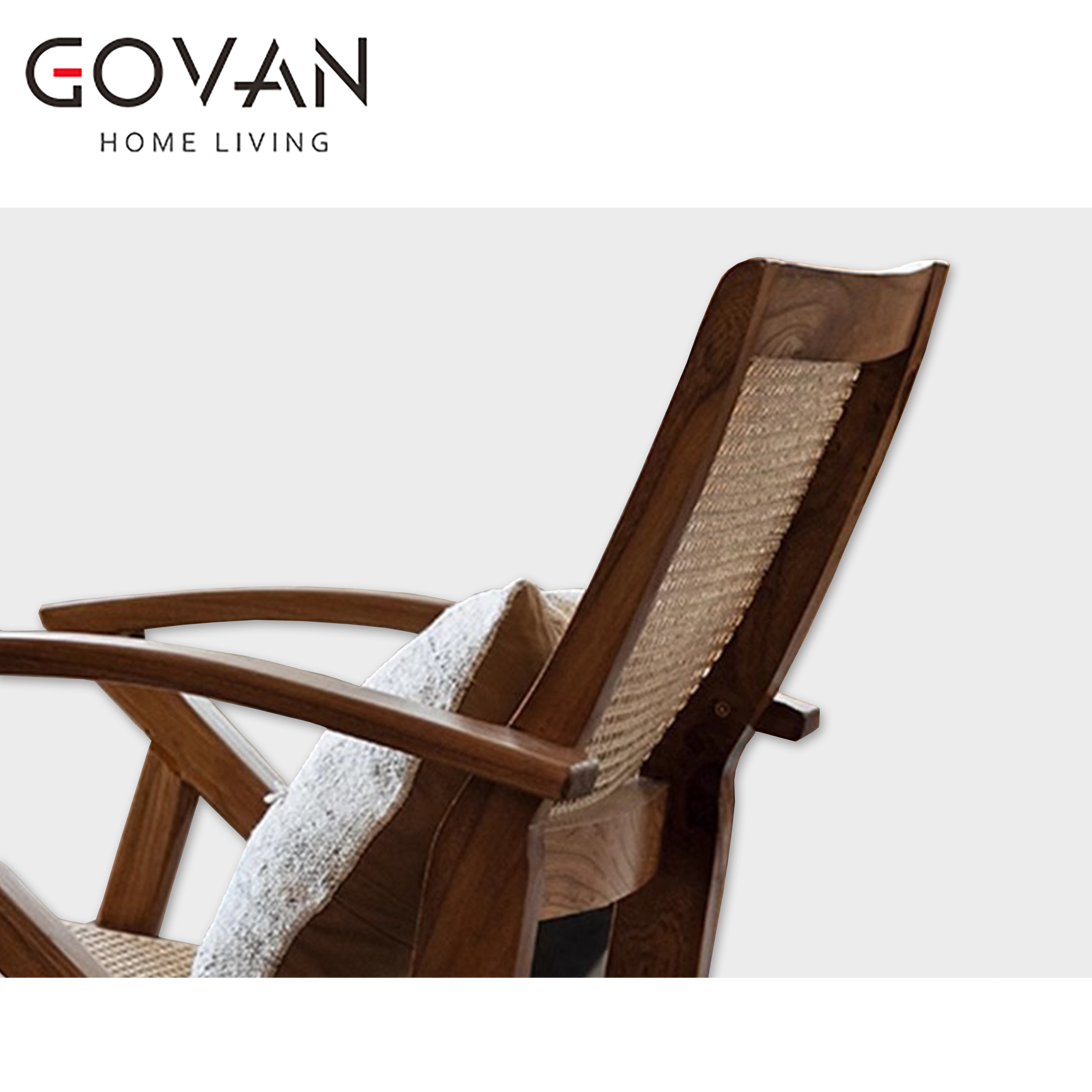 Wooden Furniture-Chair-Rattan Lounge Chair