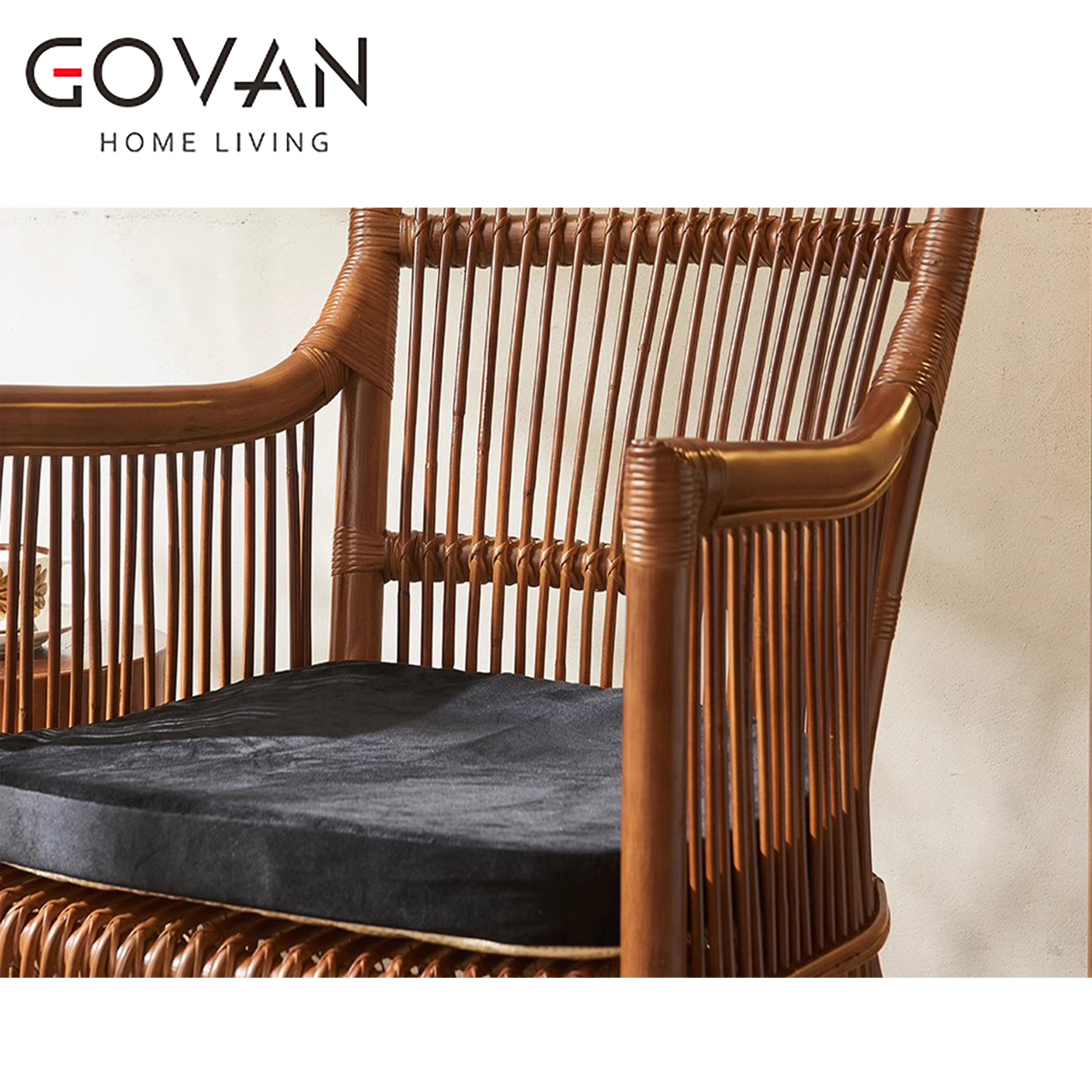 Wooden Furniture-Chair-Nordic Rattan Leisure Chair