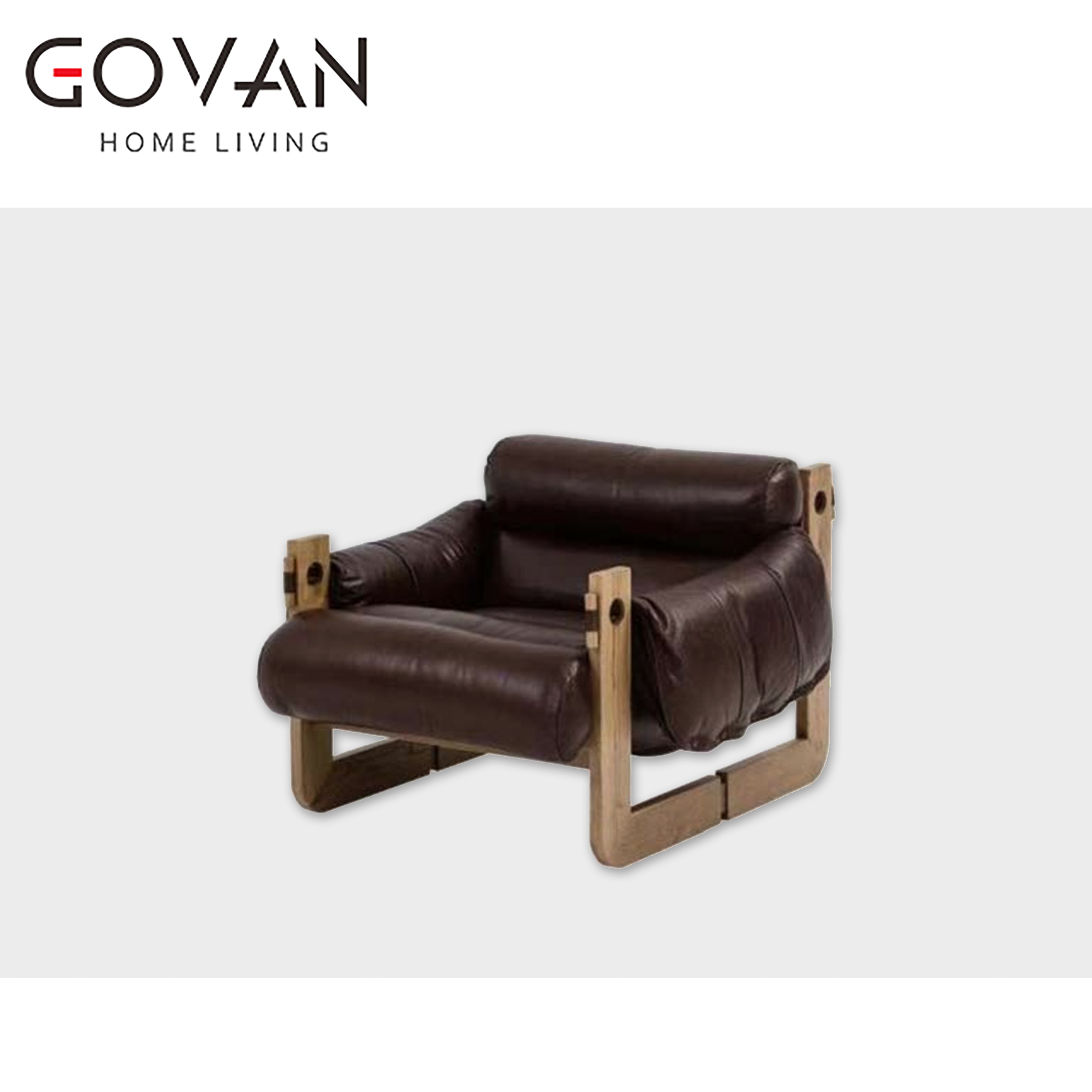 Wooden Furniture-Chair-Nordic Vintage American Single Sofa Chair