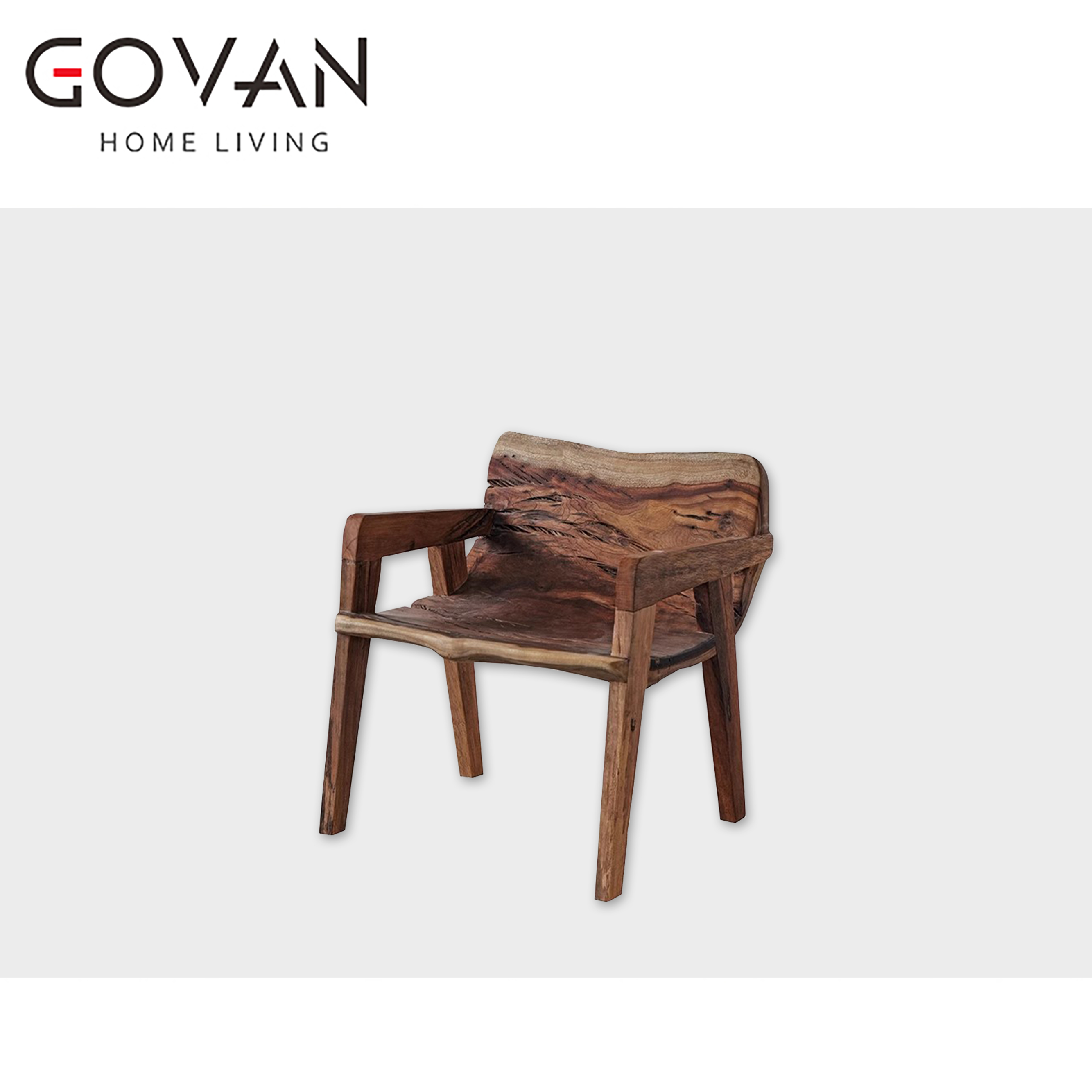 Wooden Furniture-Chair-Weathered Wood Tree Chair