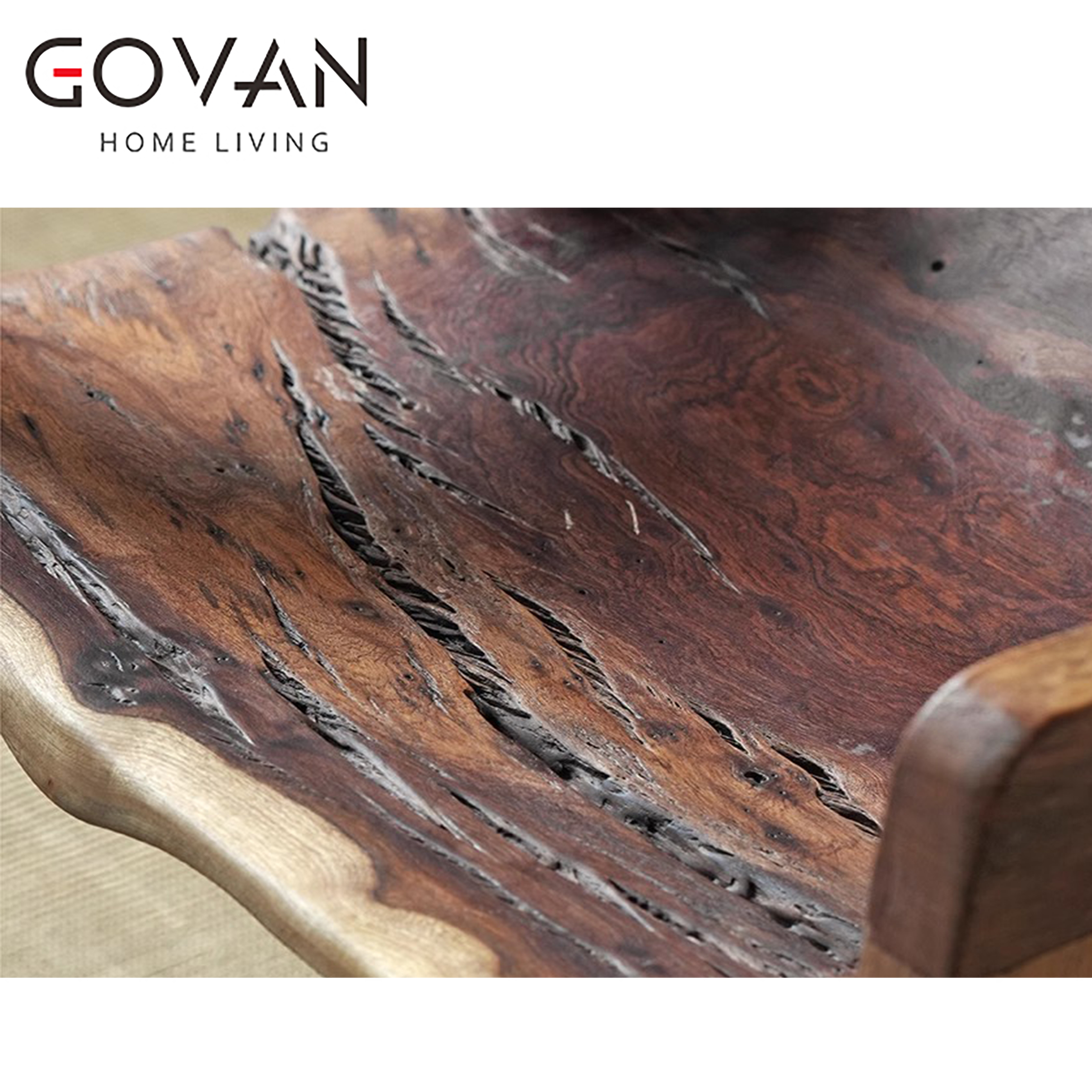 Wooden Furniture-Chair-Weathered Wood Tree Chair