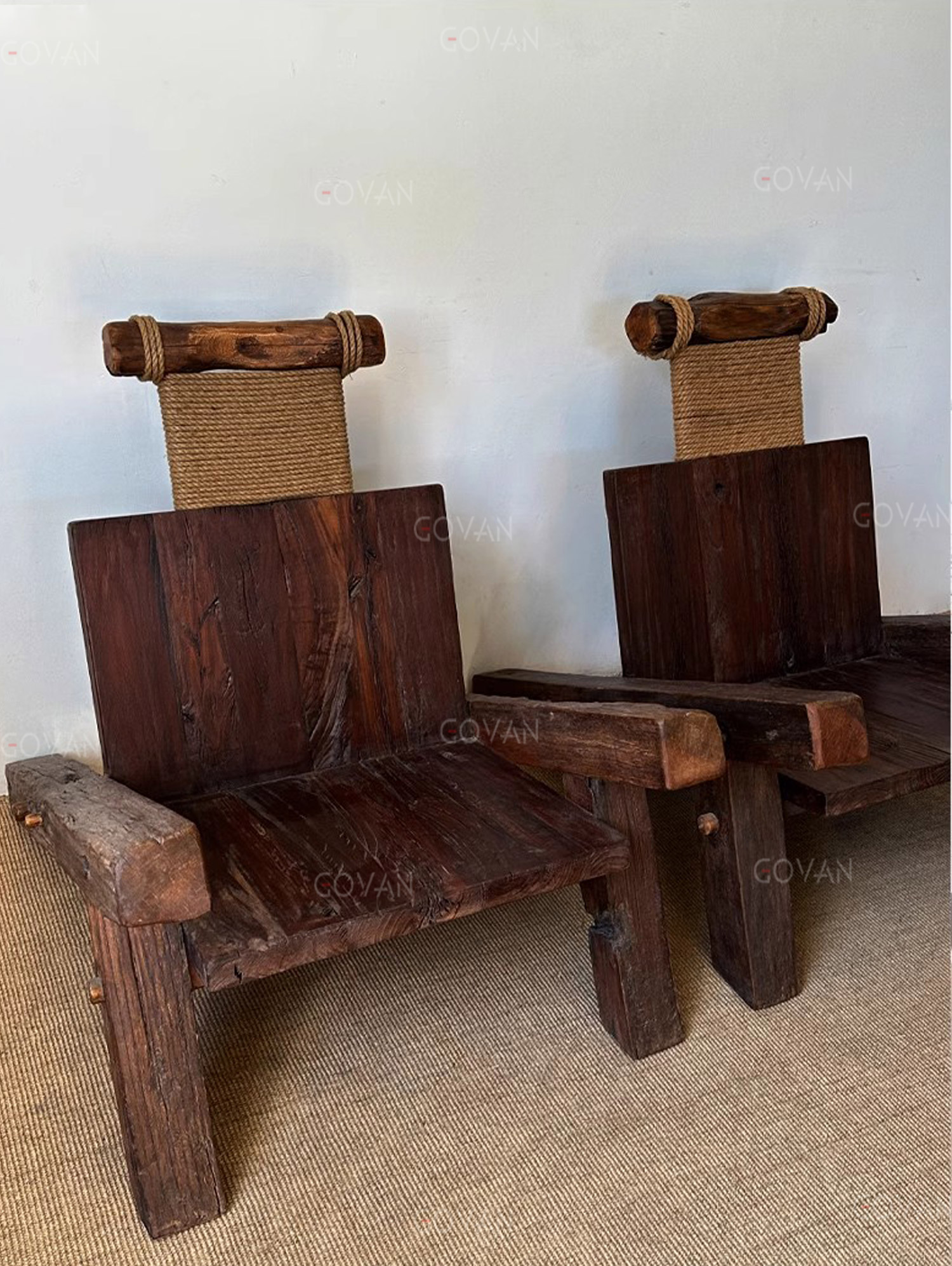 Wooden Furniture-Chair-Old Wooden Coffee Chair