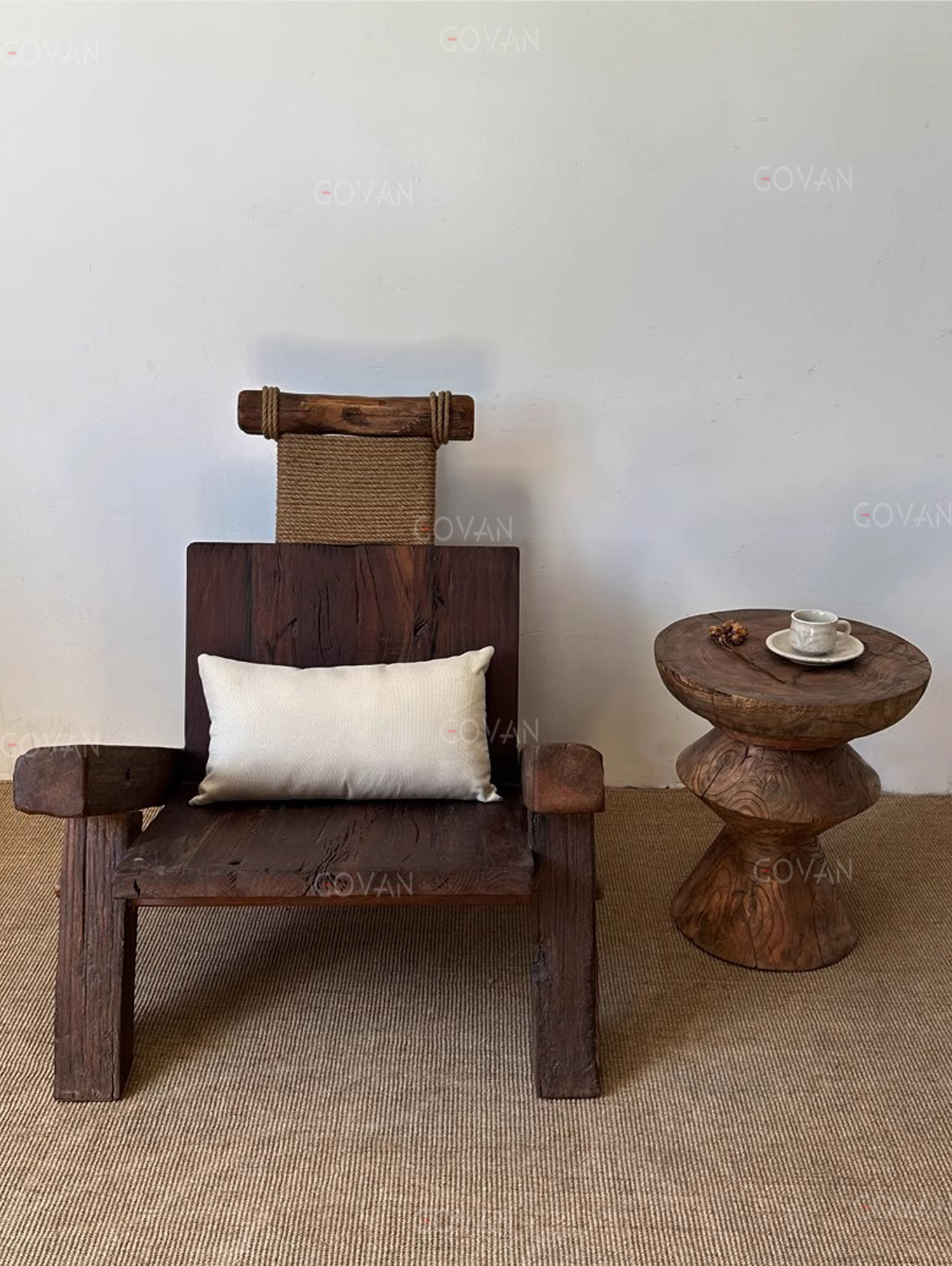 Wooden Furniture-Chair-Old Wooden Coffee Chair
