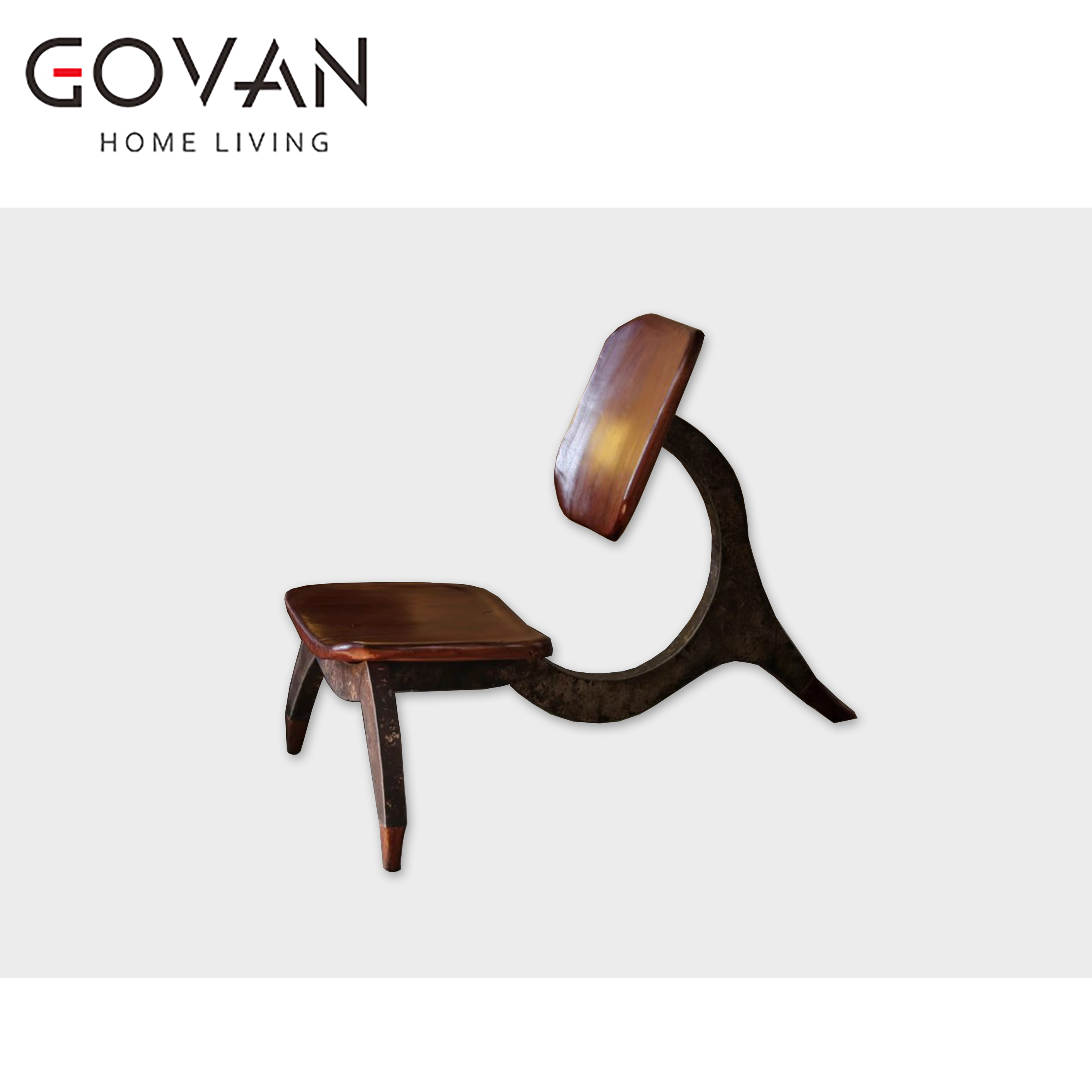 Wooden Furniture-Chair-Wrought Iron Horse Stool