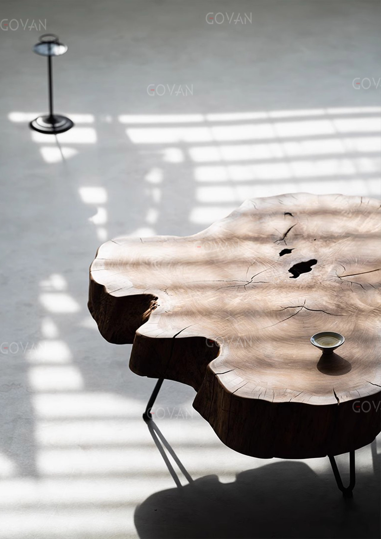 Wooden Furniture-Coffee Table-Low Table With Irregularnatural Sides