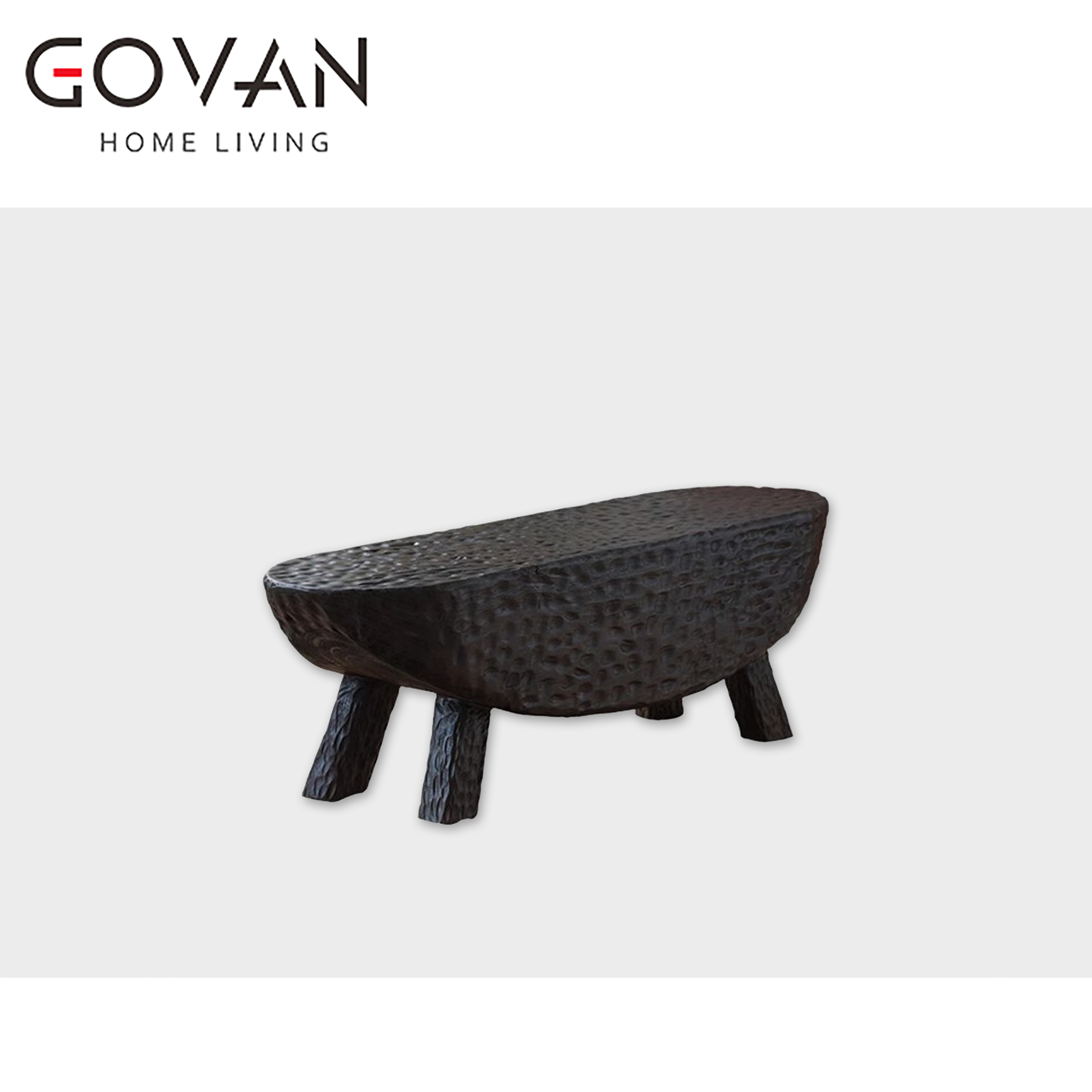 Wooden Furniture-Coffee Table-Corrugated Coffee Table