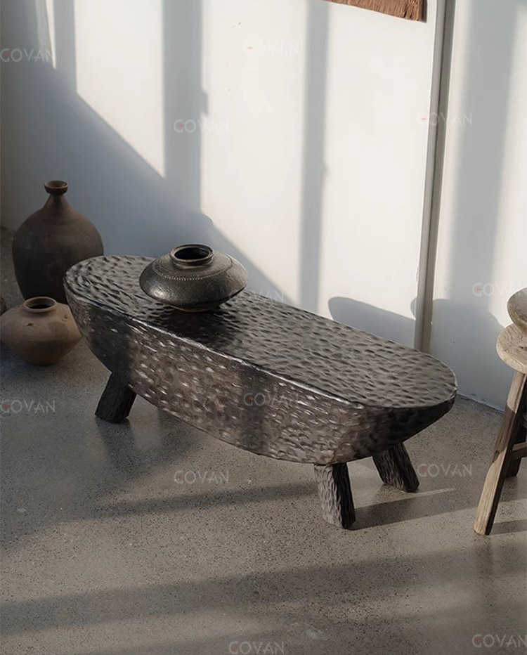 Wooden Furniture-Coffee Table-Corrugated Coffee Table