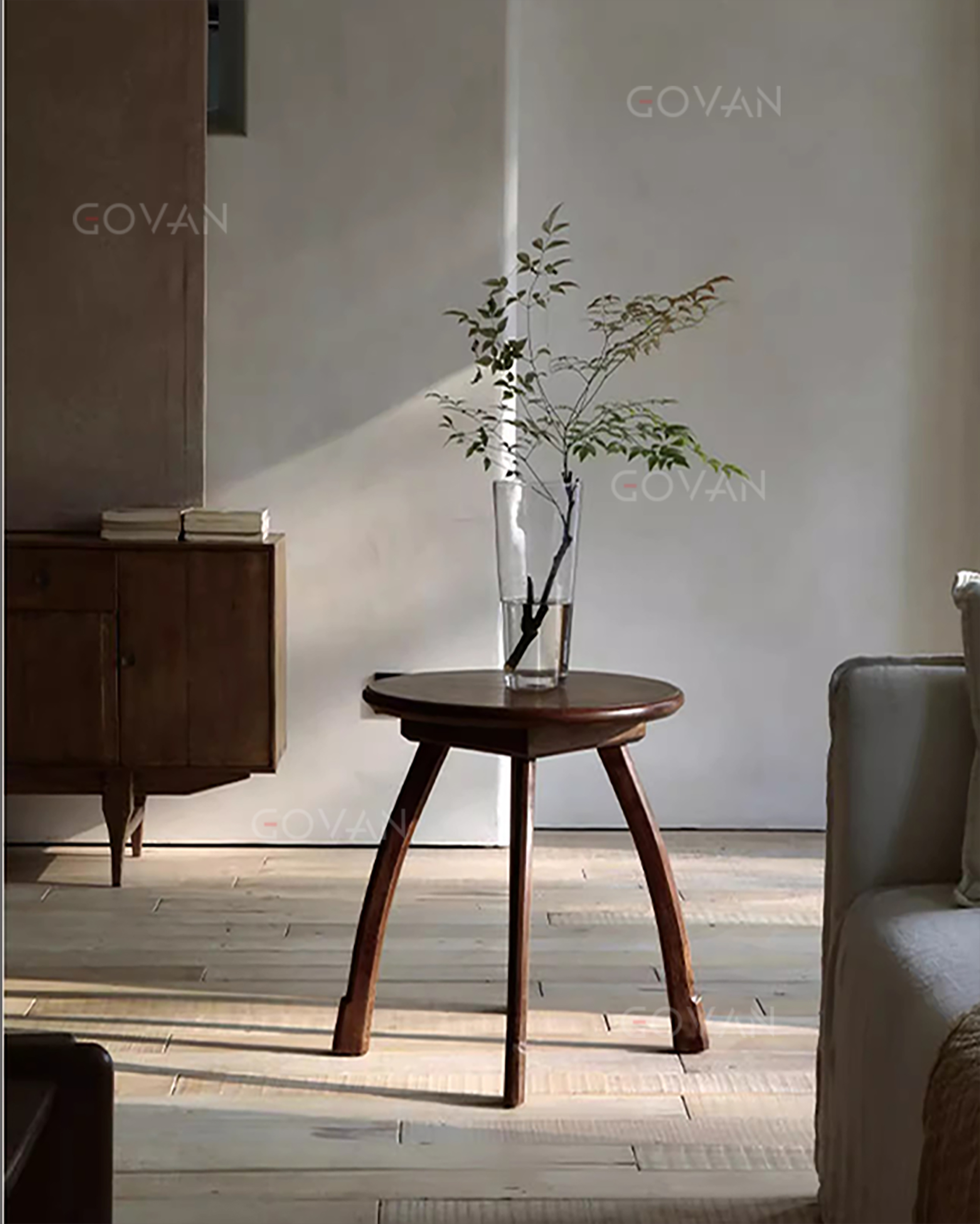 Wooden Furniture-Side Table-Japanese Solid Wood Edge Several