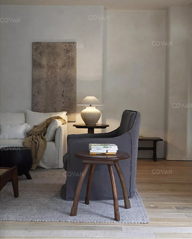 Wooden Furniture-Side Table-Japanese Solid Wood Edge Several