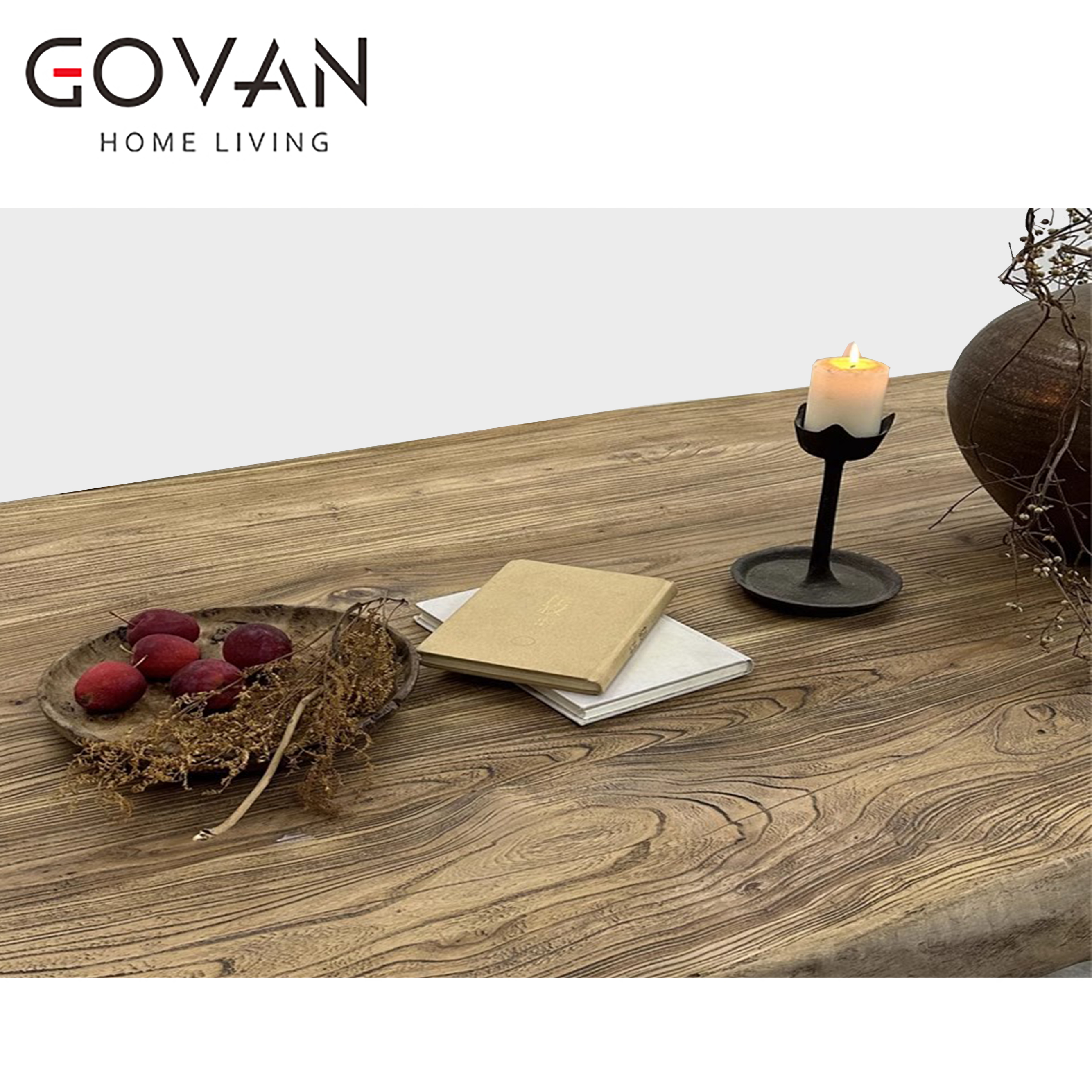 Wooden Furniture-Coffee Table-Natural edge log end table