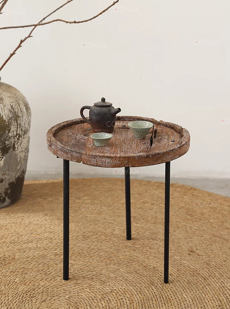 Wooden Furniture-Coffee Table-Surprise Silent Wind Solid Wood Edge A Few