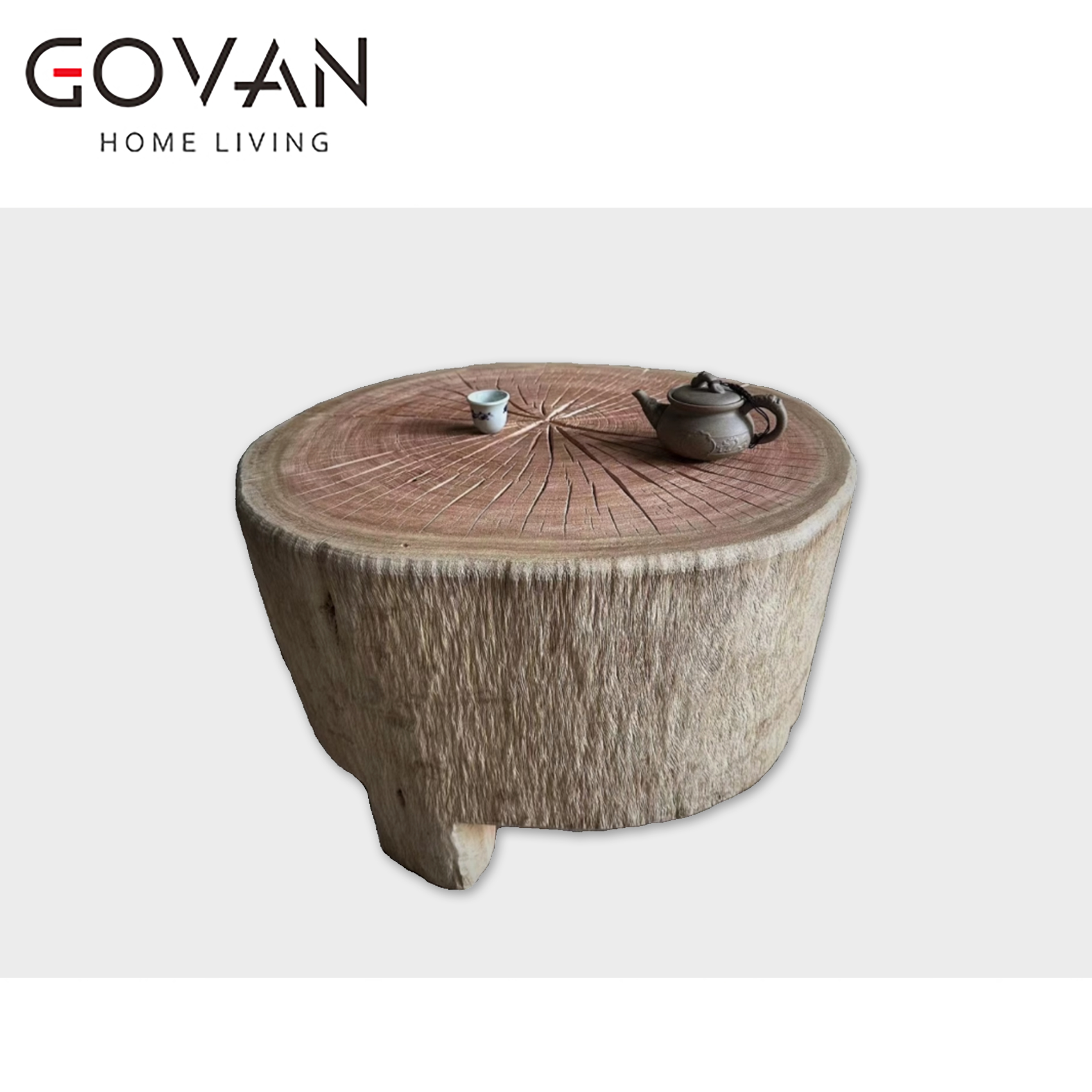 Wooden Furniture-Coffee Table-Decaying Wood Coffee Table