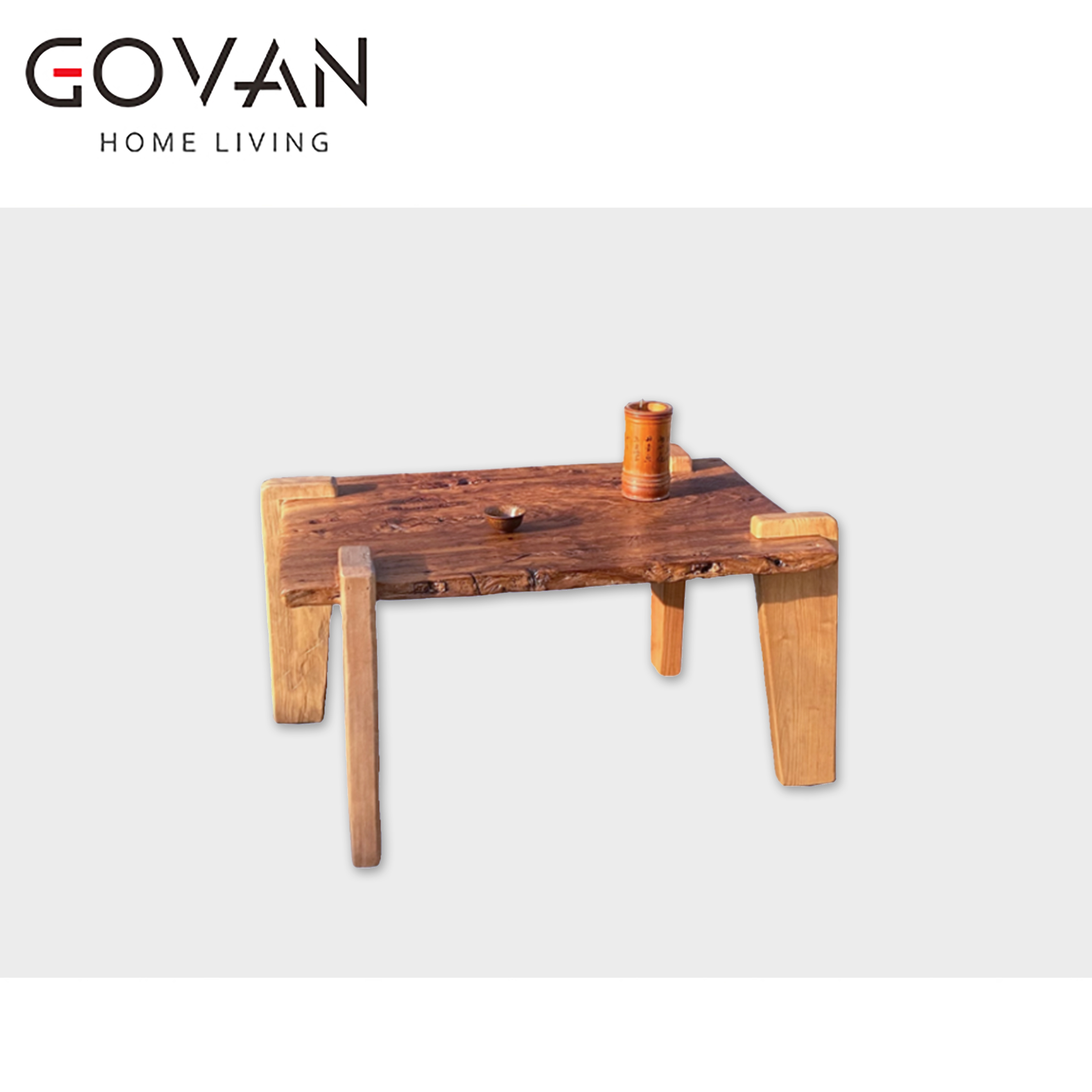 Wooden Furniture-Coffee Table-Surprise Quiet Wind Solid Wood Tea Table